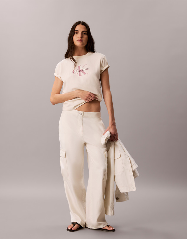 Calvin Klein Jeans - Embroidered Monogram Logo Tee