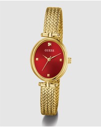 GUESS - Guess Ruby Ladies Gold Tone Analogue Watch