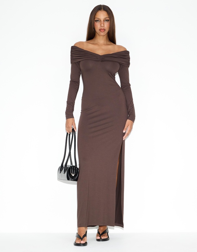 Dazie - Katia Off Shoulder Jersey Dress