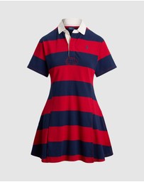 Polo Ralph Lauren - Striped Cotton Jersey Rugby Dress - ICONIC EXCLUSIVE