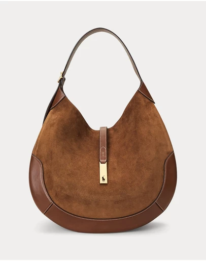 Polo Ralph Lauren - Polo ID Suede Large Shoulder Bag