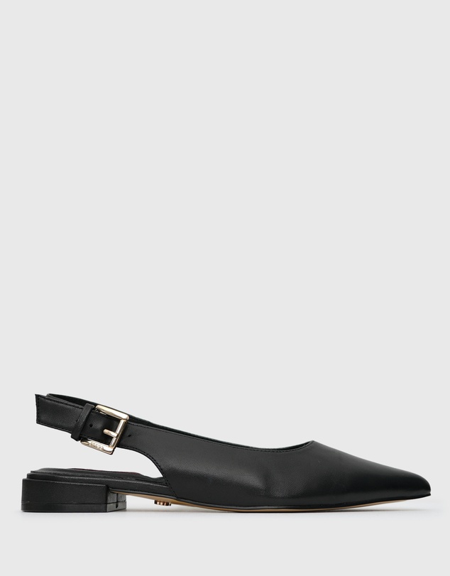 Betts - Wider Fit Chaps Leather Low Heel Pumps