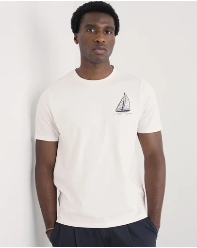 Seasalt - Seasalt Cornwall White Loggerhead T-Shirt