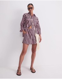 Sportscraft - Tara Stripe Cotton Short