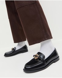 Loeffler Randall - Roma Loafers With Hardware