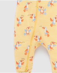 Purebaby - Rib Short Sleeve Growsuit -Kids-Babies
