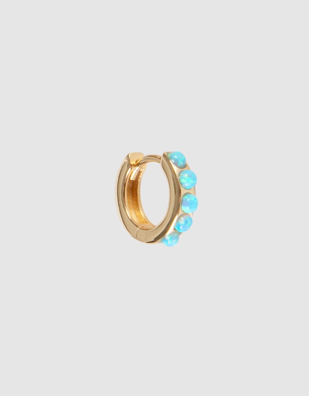 FAIRLEY - Blue Opal Crystal Huggies