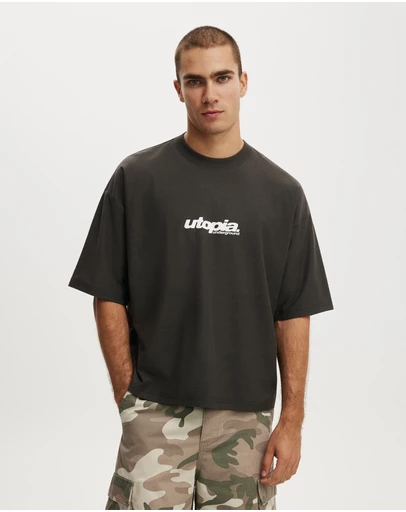 Cotton On - Cropped Fit Graphic T-Shirt