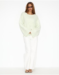 Dazie - Zara Asymmetric Knit Jumper
