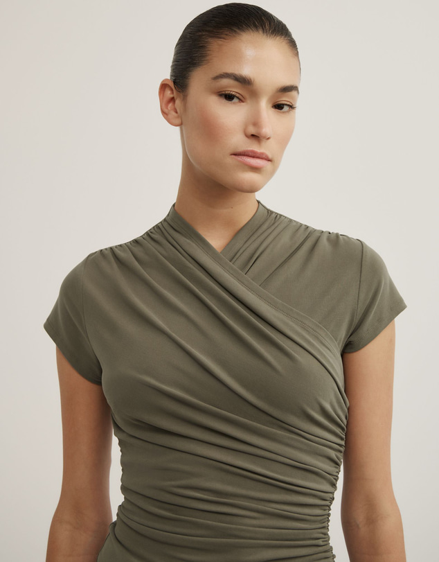 Witchery - Wrap Cap Sleeve T-shirt
