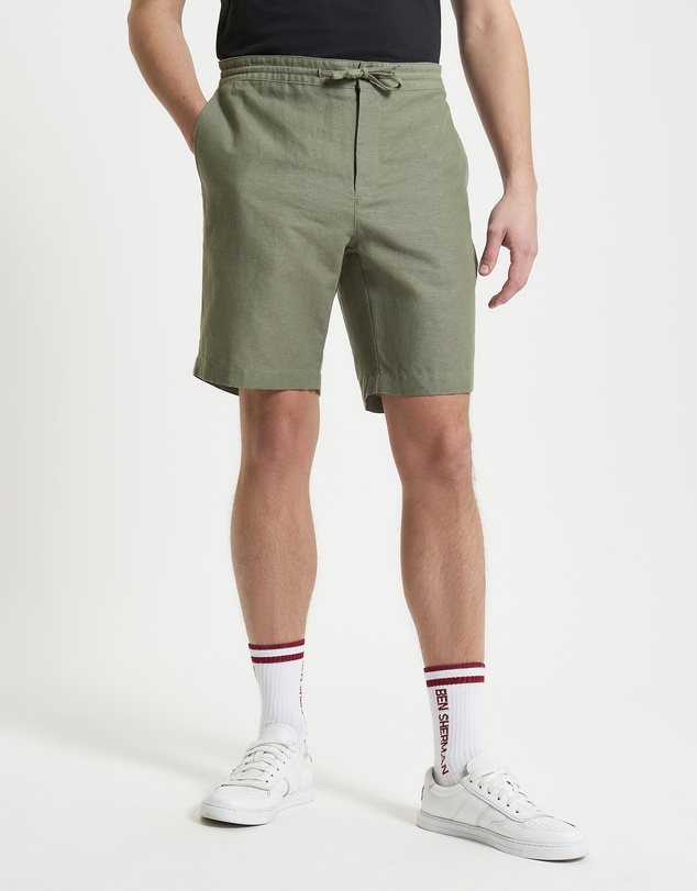 Ben Sherman - Linen Cotton Drawcord Short