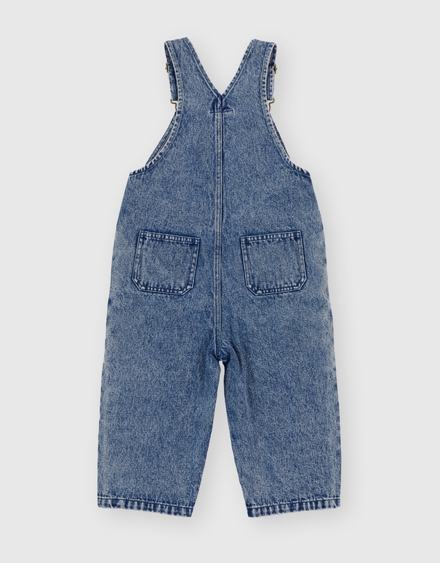 Goldie + Ace - Austin Colour Block Vintage Denim Overalls - Babies-Kids