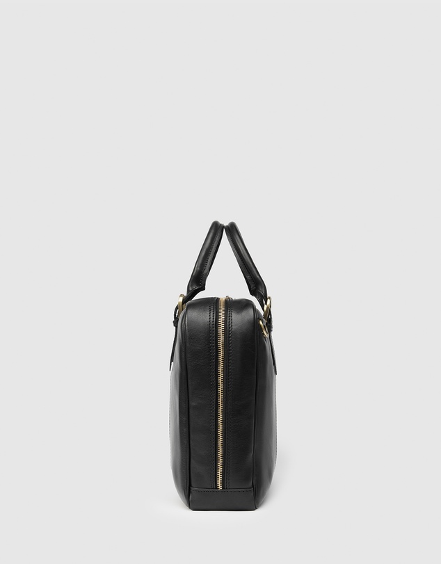 Republic of Florence - The Madrid Matt Black Briefcase