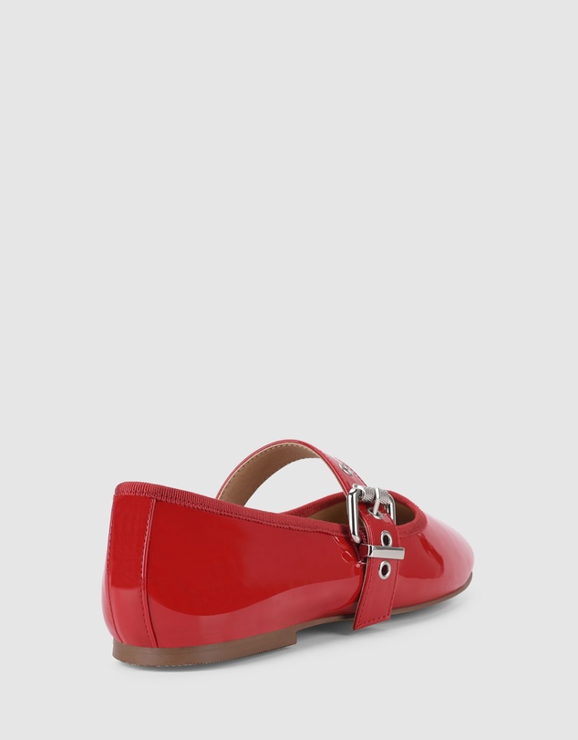 Verali - Banks Buckled Mary-Jane Flats