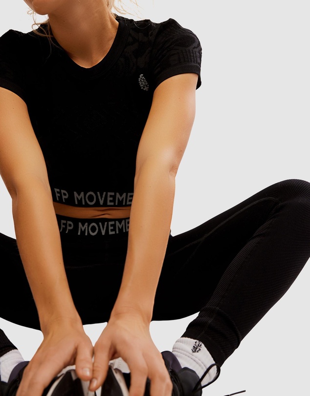 FP Movement by Free People - Run The Distance Baby Tee