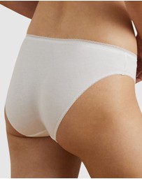 Lauren by Ralph Lauren - Cotton & Lace French Cut Bikini Brief
