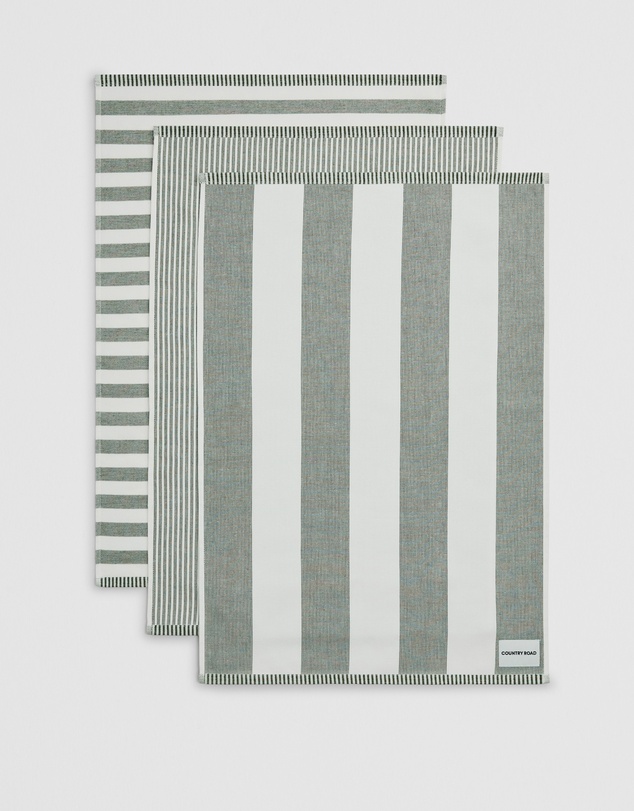 Country Road - Isa Australian Cotton Tea Towel Pack Of 3