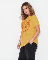 17 Sundays - Cat Tee - Mustard