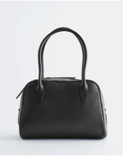& Other Stories - Leather Bowling Bag
