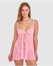 Bras N Things - Maisie Babydoll - Pink