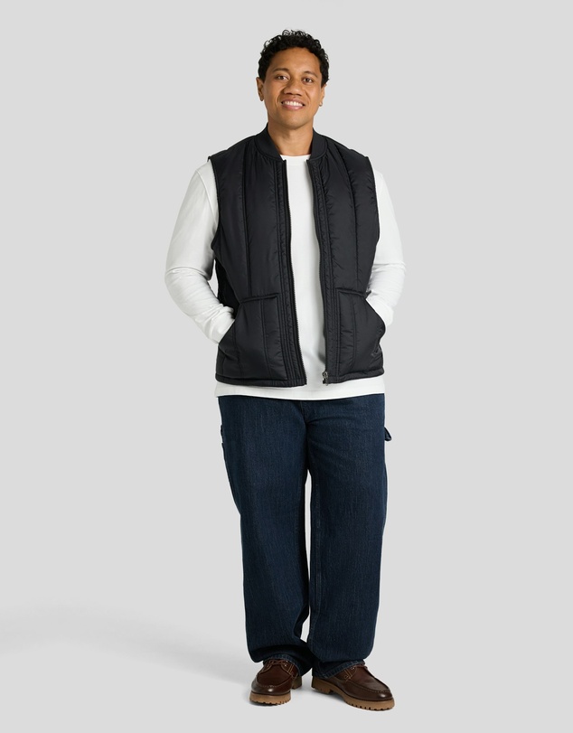 Johnny Bigg - Panel Zip Thru Vest