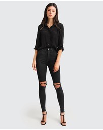 Belle & Bloom - Eclipse Rolled Sleeve Blouse