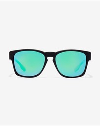 Hawkers Co - HAWKERS - Polarized Black Emerald Core Raw Sunglasses for Men and Women UV400