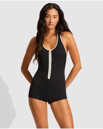 Seafolly - Retro Boyleg One Piece