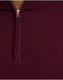 Oxford - Merino Zip-Neck Wool Pullover
