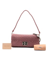 Pre-Loved by Azura Reborn - Pre-Loved Matelasse Nappa Crystal Chain Satchel