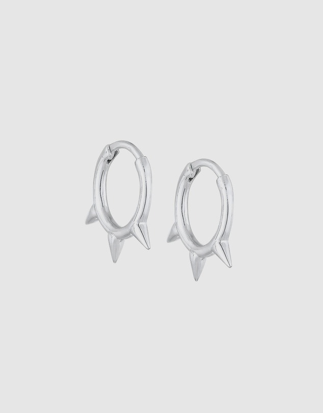 Elli Jewelry - Polished Hoop Earrings in 925 Silver