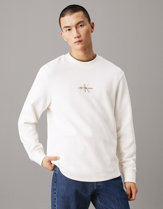 Calvin Klein Jeans - Long Sleeve Waffle T-Shirt