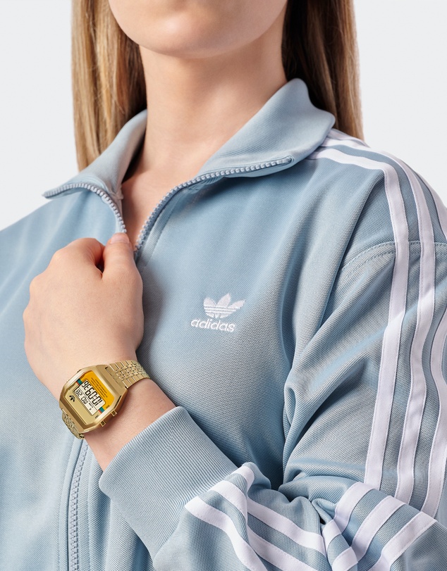 adidas Originals - Digital Two Gold-Tone Watch