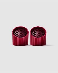 Lexon - Lexon Ray Set Of Magnetic Bluetooth Speakers - Red