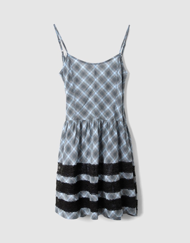 Damson Madder - Iggy Lace Insert Midi Dress