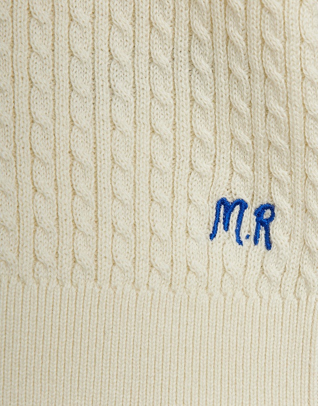 Mini Rodini - Cable Knit Polo Shirt - Babies-Teens
