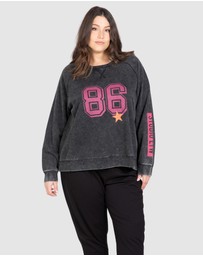 Love Your Wardrobe - LYW & Co Multi Print Sweat Top