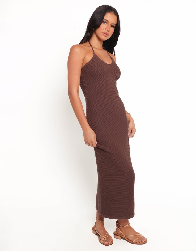 Petal & Pup - Darya Midi Dress - Cocoa