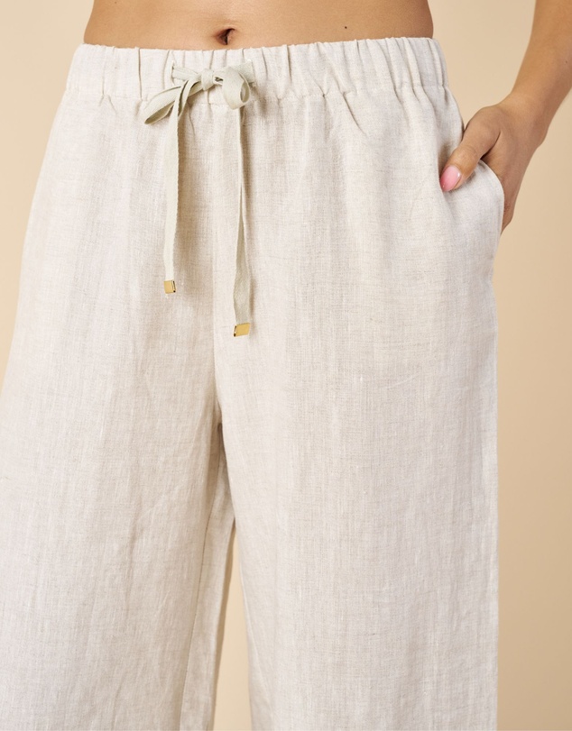 CAMIXA - Palazzo Linen Pants