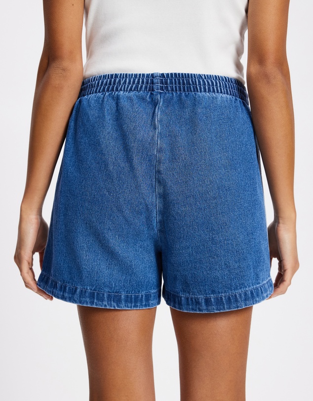 adidas Originals - Firebird Adicolor Denim Shorts