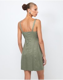 AERE - Clara Linen Mini Dress