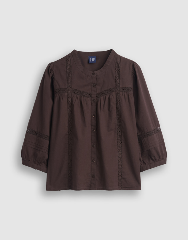 GAP - 3/4 Sleeve Femme Lace Top