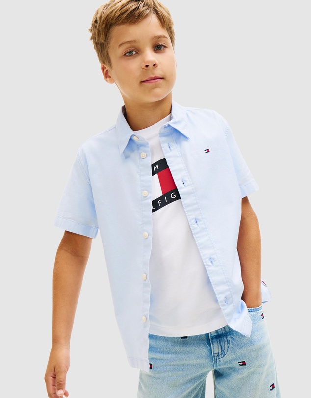 Tommy Hilfiger - SS Oxford Shirt - Kids