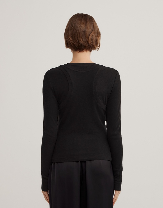 Witchery - Long Sleeve Overlay Top