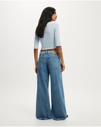 Cotton On - Low Rise Wide Jeans