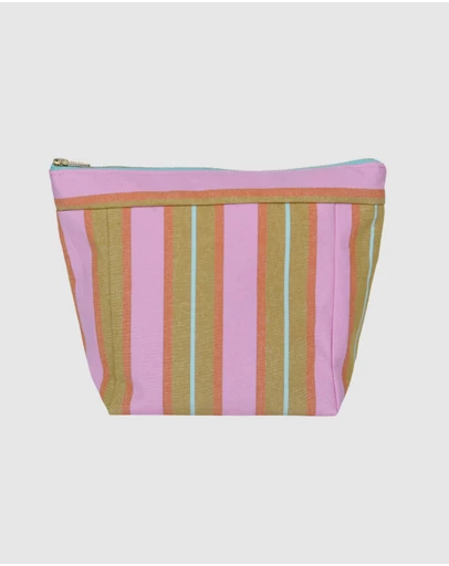 Mosey Me - Sunrise Stripe Cosmetic Bag