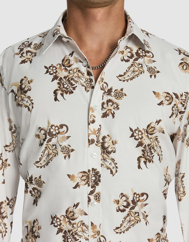 yd. - Aria Floral Slim Shirt