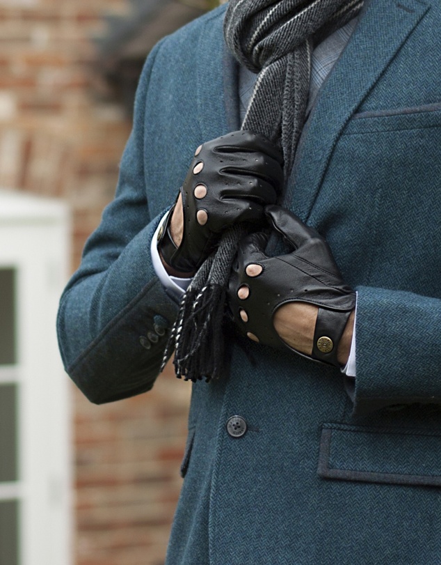 DENTS - Classic Unlined Leather Driving Gloves