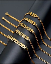 High Heel Jungle - Horoscope Gold Anklet and Sock Set - Leo