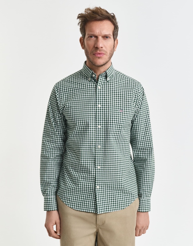 Gant - Regular Fit Gingham Poplin Shirt
